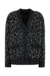 Anine Bing Embroidered Alpaca And Nylon Banks Oversize Cardigan In Multi