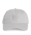 Anine Bing Embroidered Jeremy Baseball Cap In Gray