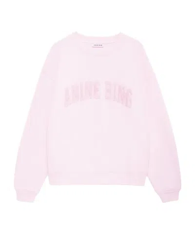 Anine Bing Spencer Sweatshirt In Powder Pink
