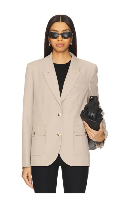 Anine Bing Quinn Blazer In 灰褐色