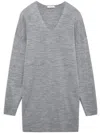 Anine Bing Chunky-knit Crew-neck Jumper In Grey