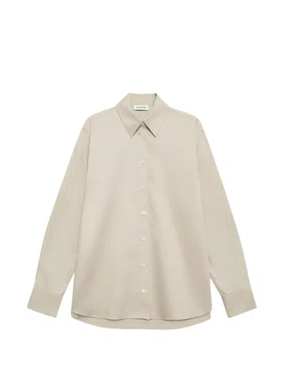 Anine Bing Essie Button-down Shirt In Neutral