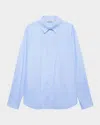 Anine Bing Essie Classic Button-front Shirt In Blue