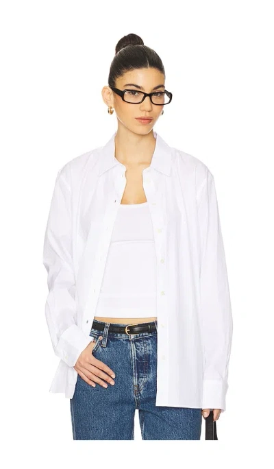 Anine Bing Essie Shirt In 白色