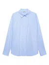 Anine Bing Essie Classic Button-front Shirt In Blue