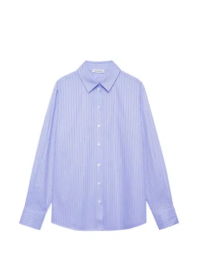 Anine Bing Essie Shirt In Blue