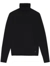 Anine Bing Ethan Black High Neck Sweater In Black