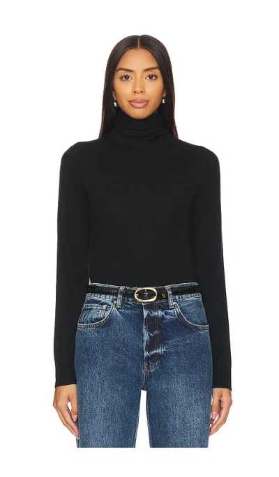 Anine Bing Lia Logo-plaque Jumper In Black