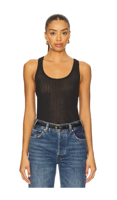 Anine Bing Eugene Tank In Black