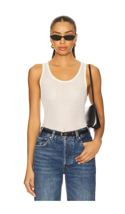 Anine Bing Eugene Tank In White