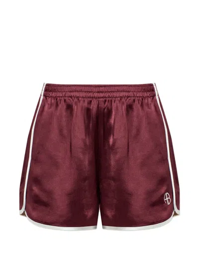 Anine Bing Eva Shorts In Purple