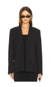 Anine Bing Evalyn Blazer In Black