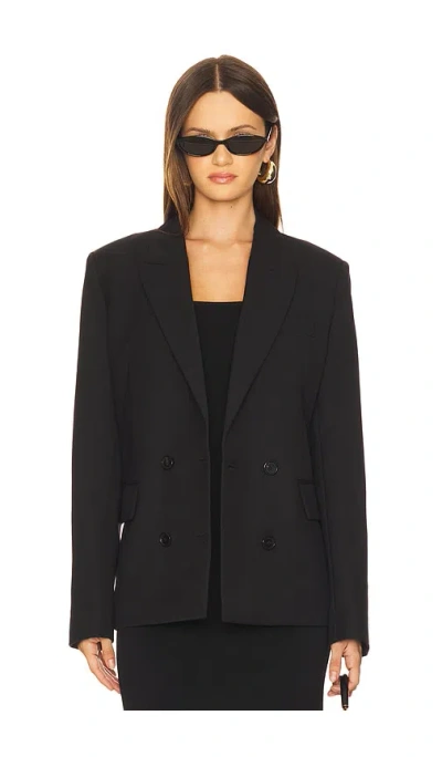 Anine Bing Evalyn Blazer In Black