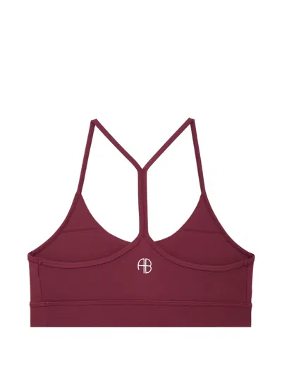 Anine Bing Eve Bra In Red