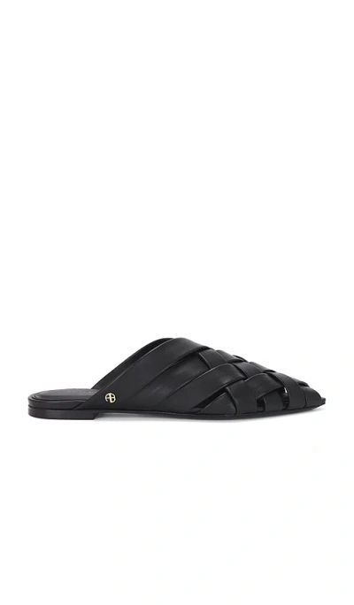 Anine Bing Eve Flats In Black