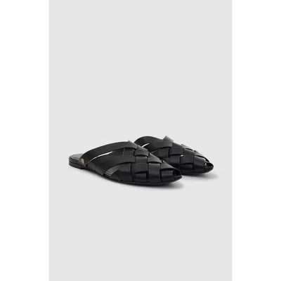 Anine Bing Eve Flats In Black