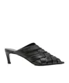 Anine Bing Heeled Mules Eve In Black