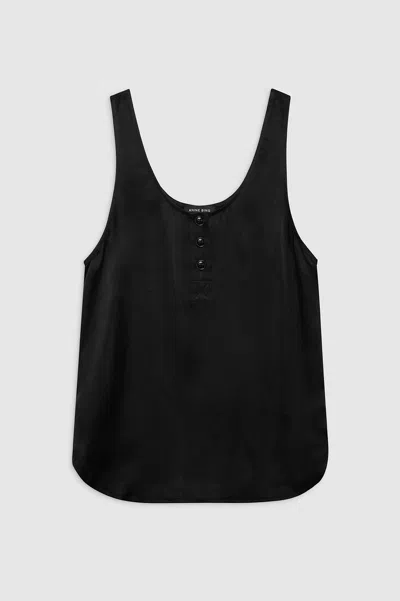 Anine Bing Evy Top - Washed Black L