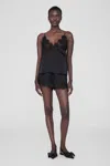 Anine Bing Jade Short In Black In Black