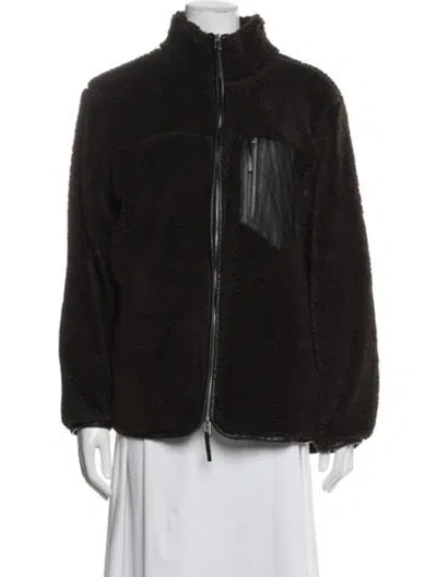 Pre-owned Anine Bing Faux Fur Coat In Brown