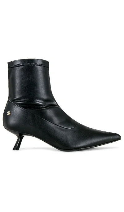 Anine Bing Faux Leather Hilda Boots In Black