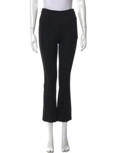 Pre-owned Anine Bing Flared Pants In Black