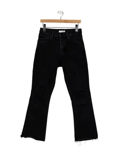 Pre-owned Anine Bing Flared Pants In Black
