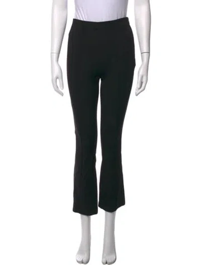 Pre-owned Anine Bing Flared Pants In Black