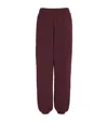 Anine Bing Karter Pull Over Jogger In Dark Burgandy In Red