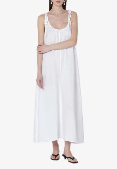 Anine Bing Flora Maxi Dress In White