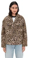 Anine Bing Flynn Jacket Leopard In Animal Print