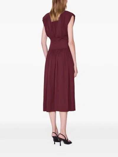 Anine Bing Fran Dress In Red