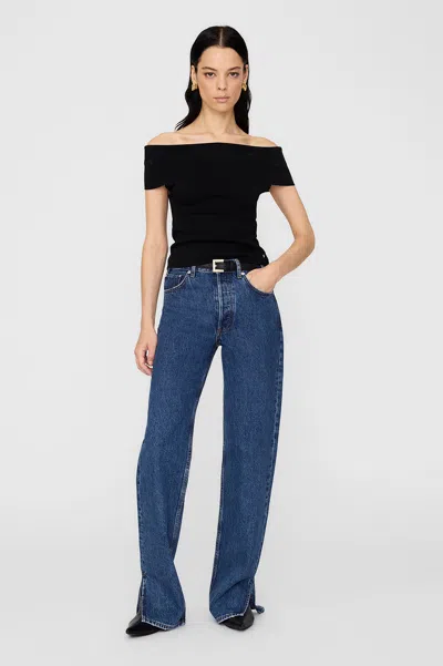 Anine Bing Francis Top - Black M