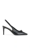 Shop Anine Bing Freya Slingbacks In Black