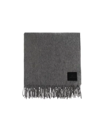 Anine Bing Fringed Wool Scarf In Orange