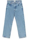 Anine Bing Hugh High-rise Wide-leg Jeans In Blue