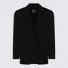 Anine Bing Black Wool Blazer In Black