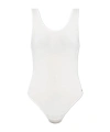 Anine Bing Ginny Bodysuit In White