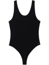 Anine Bing Ginny Ribbed Bodysuit In Black