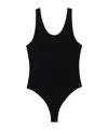 Anine Bing Ginny Ribbed Bodysuit In Black