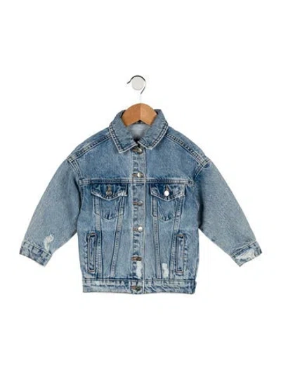 Pre-owned Anine Bing Babies' Girls' Denim Jacket In Blue