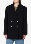 Anine Bing Glenn Double-breasted Coat In Multi