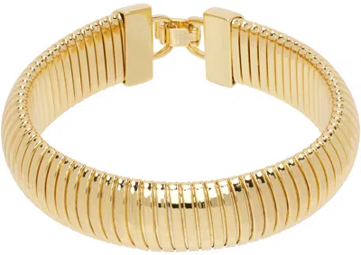 Anine Bing Gold Coil Chain Bracelet