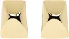 Shop Anine Bing Gold Curved Rectangle Earrings