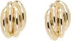 Anine Bing Gold Knot Earrings In Gold