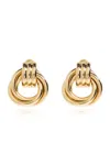 Anine Bing Double Knot Earrings In Gold
