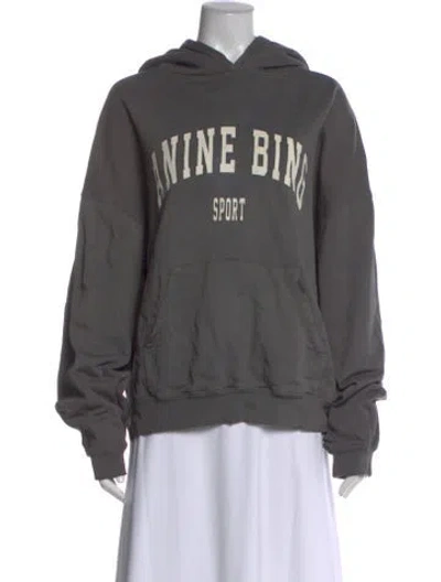 Pre-owned Anine Bing Graphic Print Crew Neck Sweater In Multi