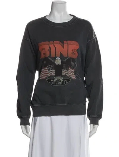 Pre-owned Anine Bing Graphic Print Lounge Set In Gray