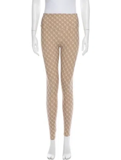 Pre-owned Anine Bing Graphic Print Pajamas In Neutrals