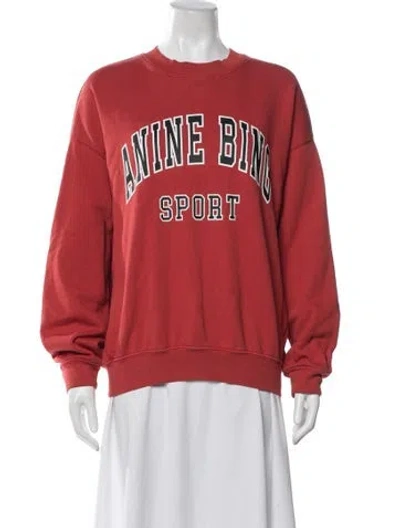Pre-owned Anine Bing Graphic Print Pajamas In Red